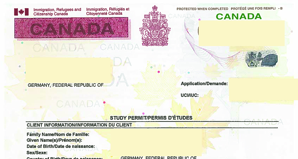 travel to canada study permit